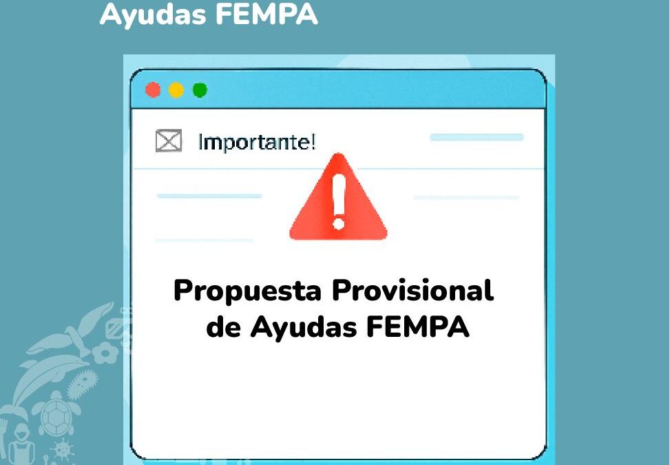 Propuesta provisional de ayudas FEMPA